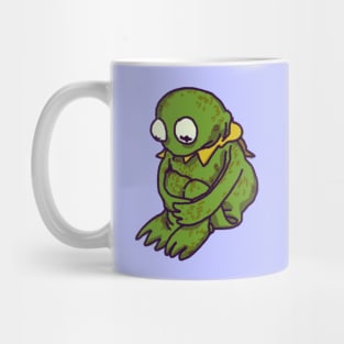 sad slumped kermit the frog / the muppets meme Mug